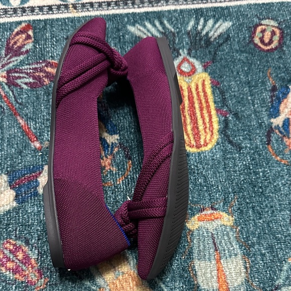 Rothy's The Knot Point II Thistle Deep Purple Flats - Picture 5 of 6